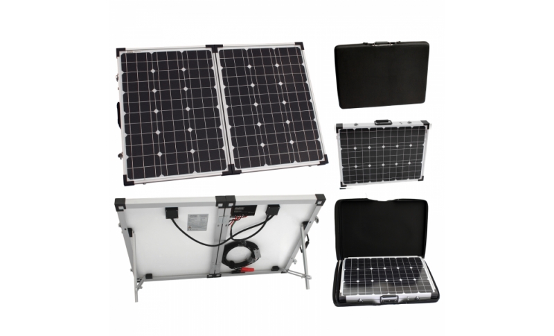 120w 12v folding solar charging kit 