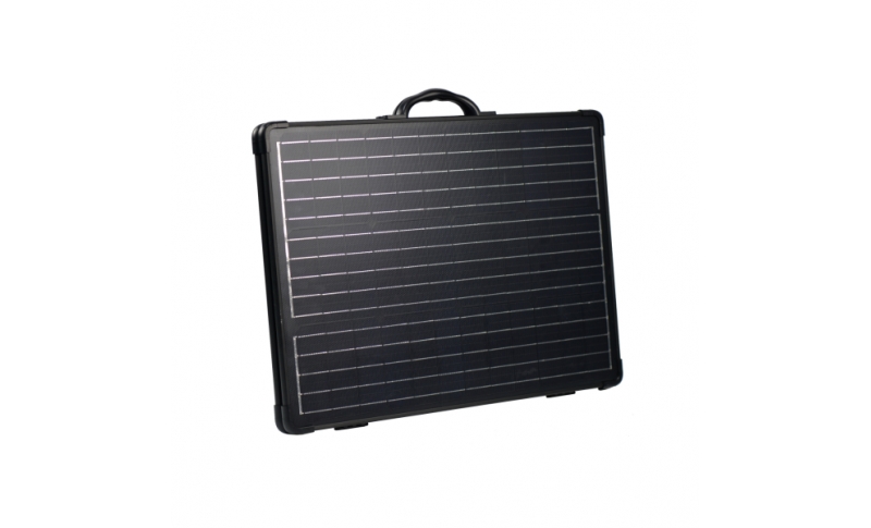 80w 12v lightweight folding solar charging kit with mppt controller
