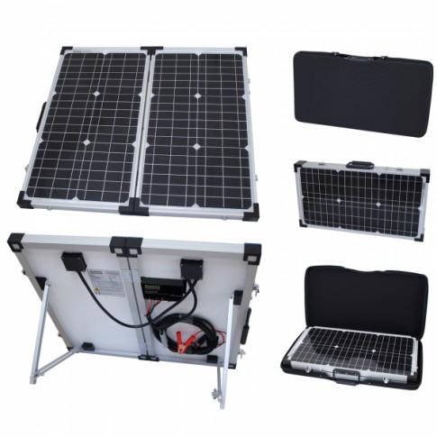 folding solar charging kit 40w 12v, motorhome, caravan, boat or any other 12v system