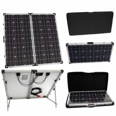 150w 12v folding solar charging kit