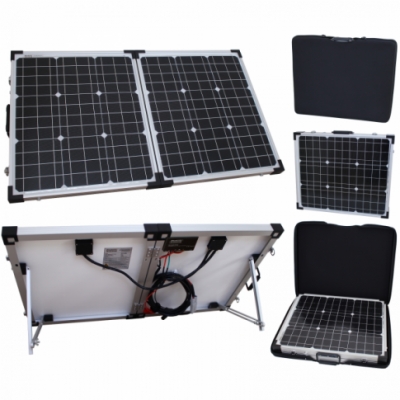 folding solar charging kit 80w 12v