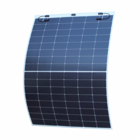  350w commercial grade semi-flexible solar panel top junction box