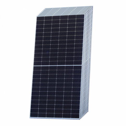 Pallet of 5 Sharp 540 Watt Mono Crystalline Solar Panels with HIGH-EFFICIENCY PERC CELLS. Price including VAT and Pallet Delivery**