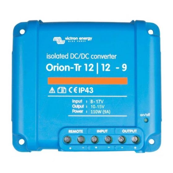 Victron Orion-Tr Isolated DC-DC Converter 12Volt -12 Volt 9Amp (110W)