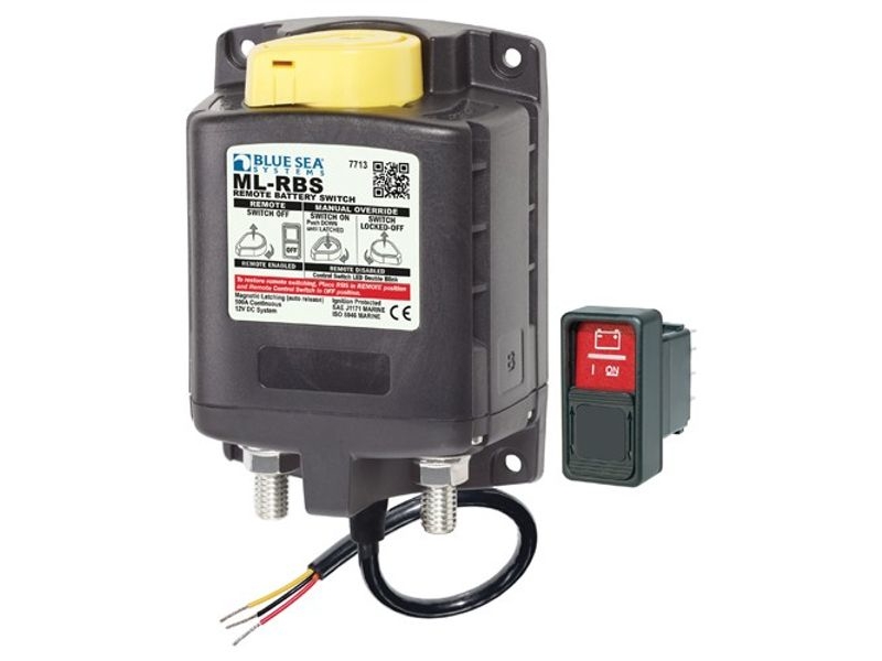 blue sea ml-rbs manual control auto-release 12v with remote switch