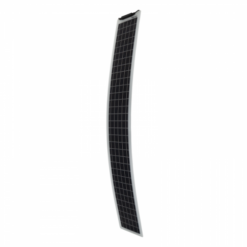 50w reinforced ultra-narrow semi-flexible solar panel with a durable etfe coating