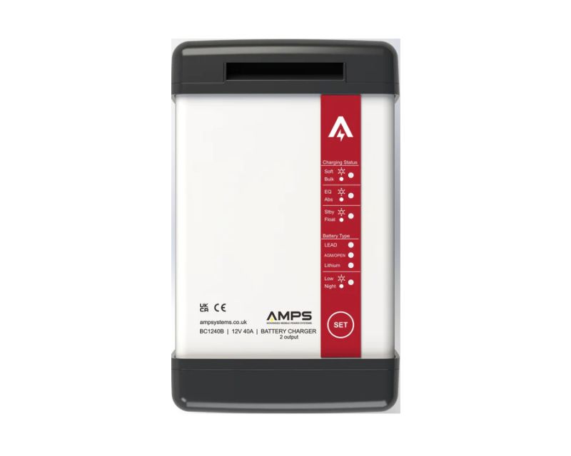 AMPS Battery Charger 24 volt 20 amps. 2 outputs with Bluetooth