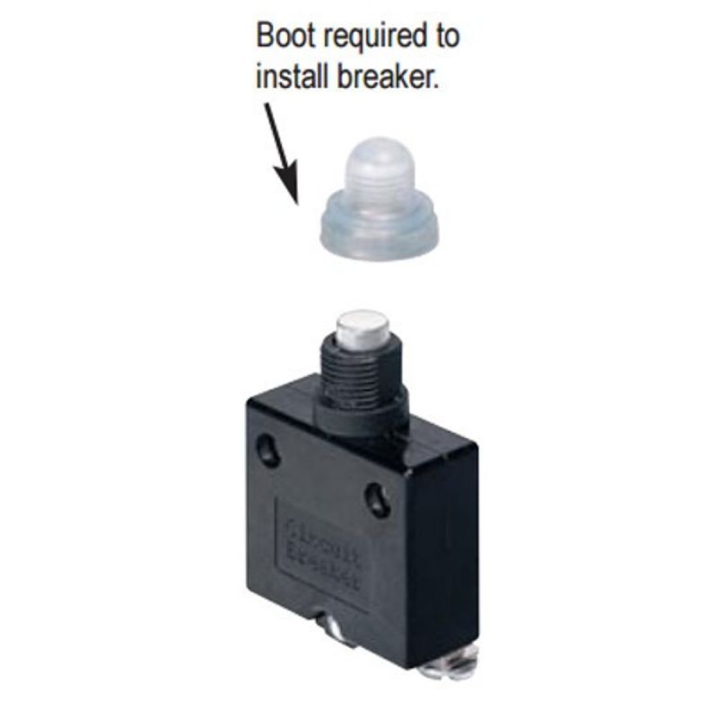 BEP CLB SERIES PUSH RESET CIRCUIT BREAKER 20A WITH BOOT