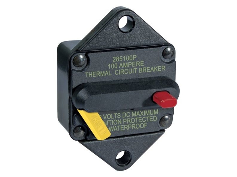 blue sea 285 series panel mount circuit breaker