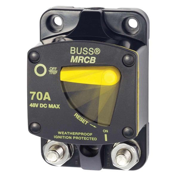 Blue Sea 187 Heavy Duty Surface Mount Circuit Breaker 70A