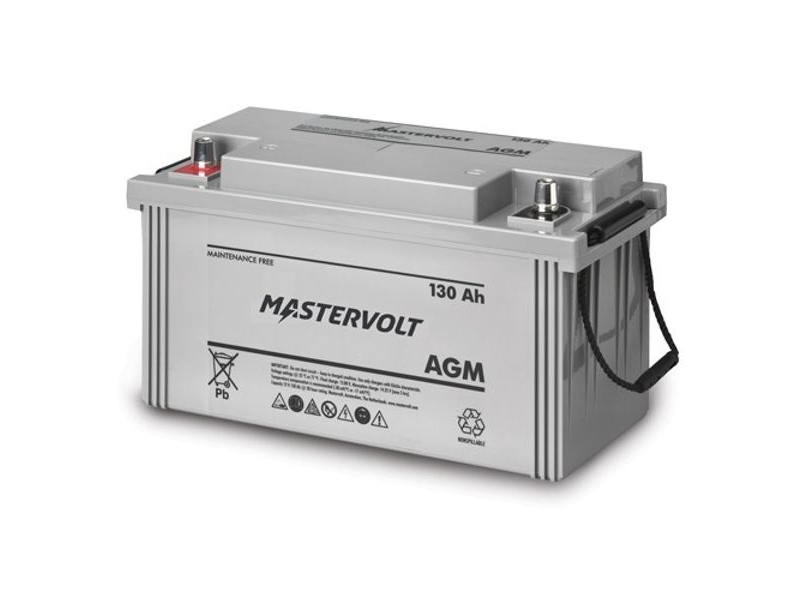 mastervolt 12 volt agm battery (130ah)