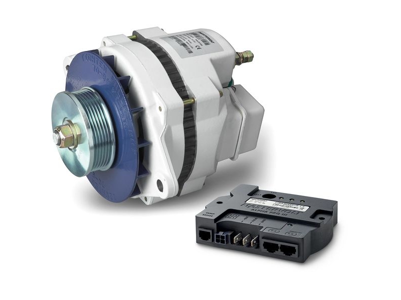 mastervolt alpha 12/130 iii alternator & charge regulator multi-groove