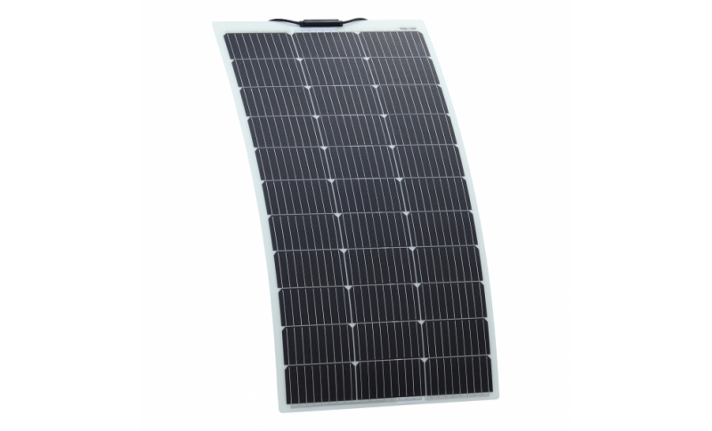 photonic universe 100w semi-flexible fibreglass solar panel with durable etfe coating