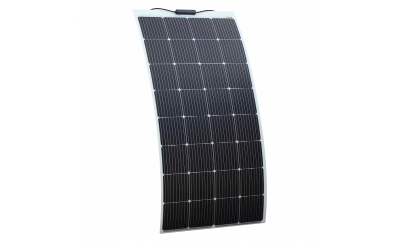 200w semi-flexible fibreglass solar panel with durable etfe coating