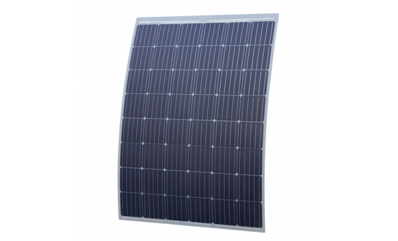 240w semi-flexible solar panel with rear junction box (made in austria)