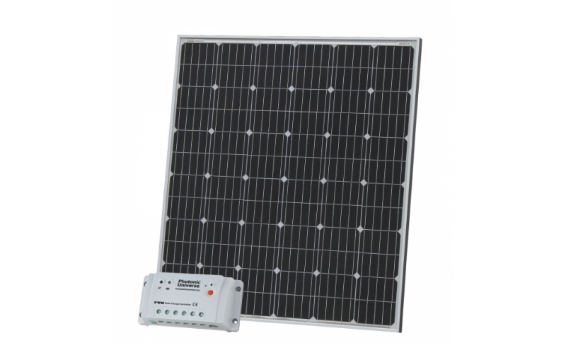 photonic universe 200w 12v solar charging kit with 20a solar controller and 5m cable