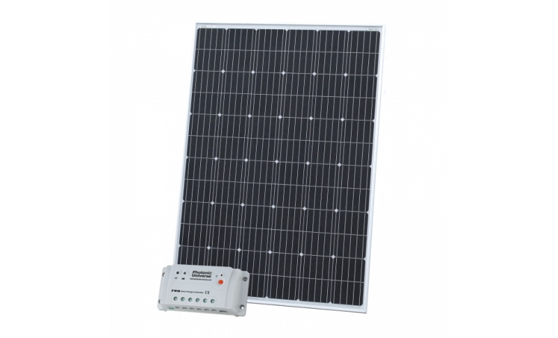 photonic universe 250w 12v solar charging kit with 20a solar controller and 5m cable