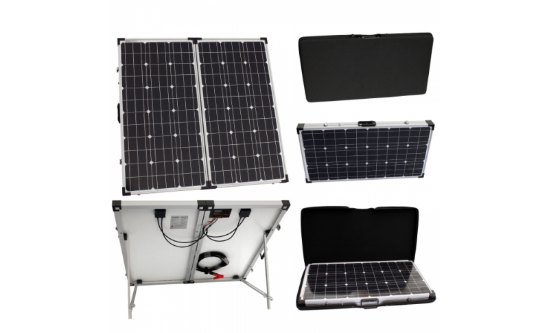 150w 12v folding solar charging kit