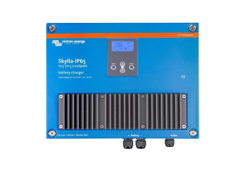 victron skylla-ip65 12v/70a 3 output 120-240v charger