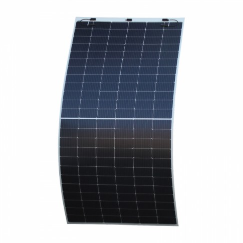 530w commercial grade semi-flexible solar panel top junction box