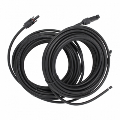10 meter pair single core extension cables 6mm with mc4 connectors