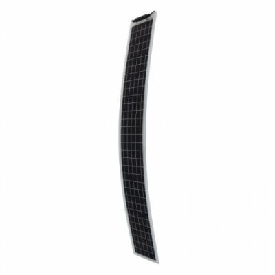 50w reinforced ultra-narrow semi-flexible solar panel with a durable etfe coating