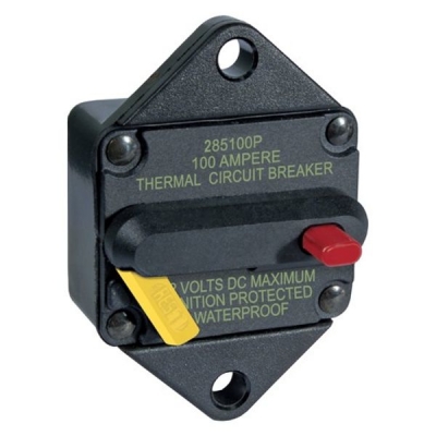 blue sea 285 series panel mount circuit breaker