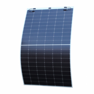 440w commercial grade semi-flexible solar panel top junction box