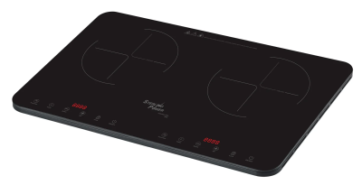 twin induction cooker - slimline with turbo fan. 