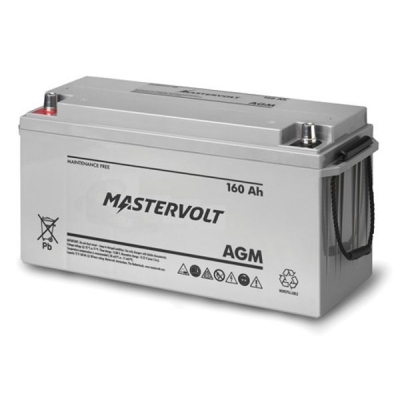 mastervolt 12 volt agm battery (160ah)