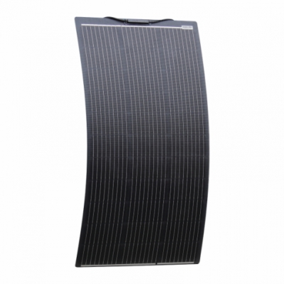 photonic universe 100 watt black fibreglass semiflexible solar panel with etfe coating
