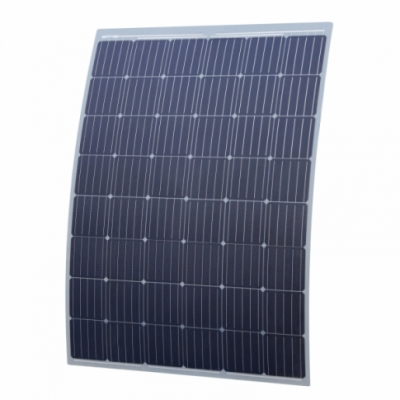 240w semi-flexible solar panel with rear junction box (made in austria)