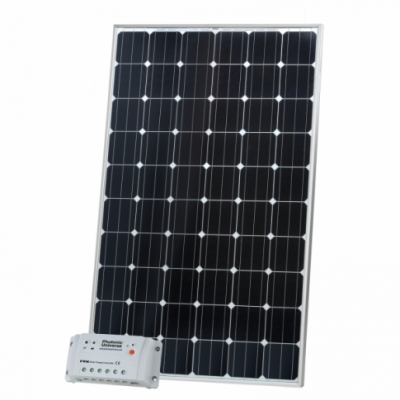 photonic universe 320w 12v solar charging kit with 20a solar controller and 5m cable