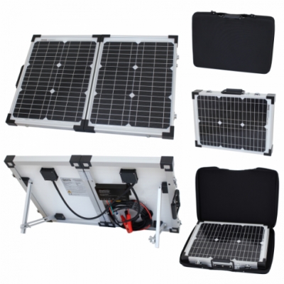 folding solar charging kit  40w 12v,  motorhome, caravan, boat or any other 12v system